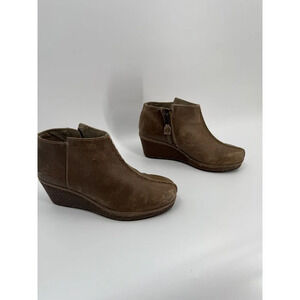 OluKai Brown Heeled Boots